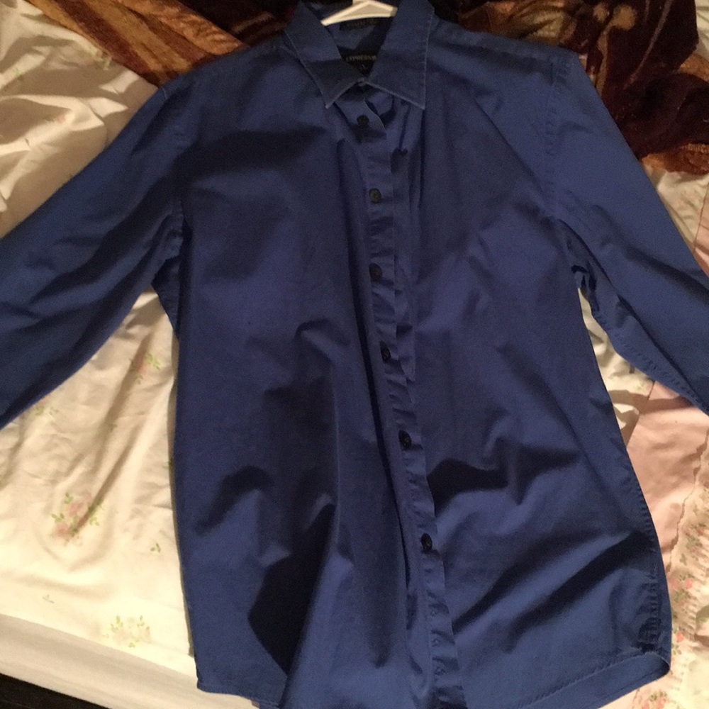 Express long sleeve button up shirt